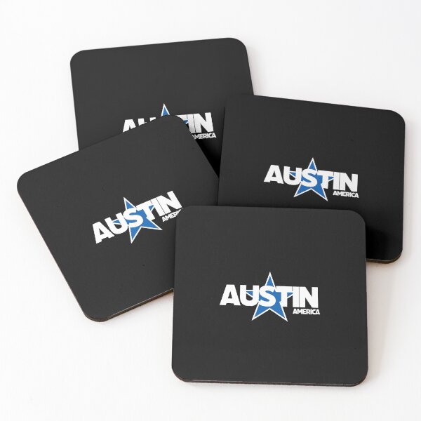 Item preview, Austin - America including Blue Star Background designed and sold by agsduy.