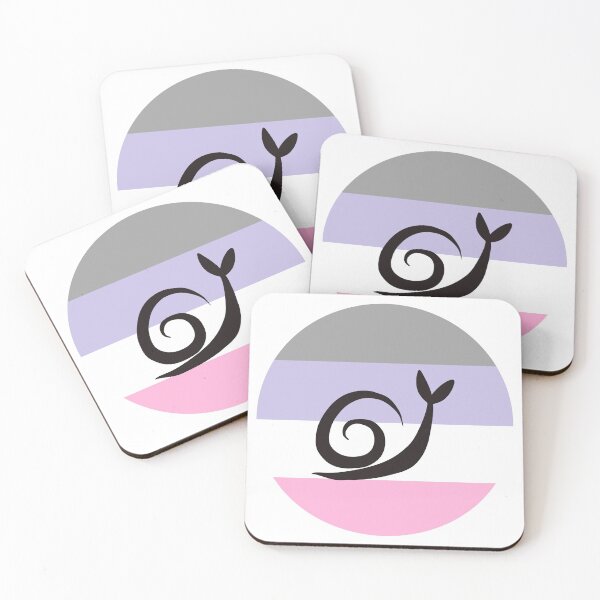 Item preview, Cupio Minimalist Pride Snail Logo designed and sold by PrideSnails.