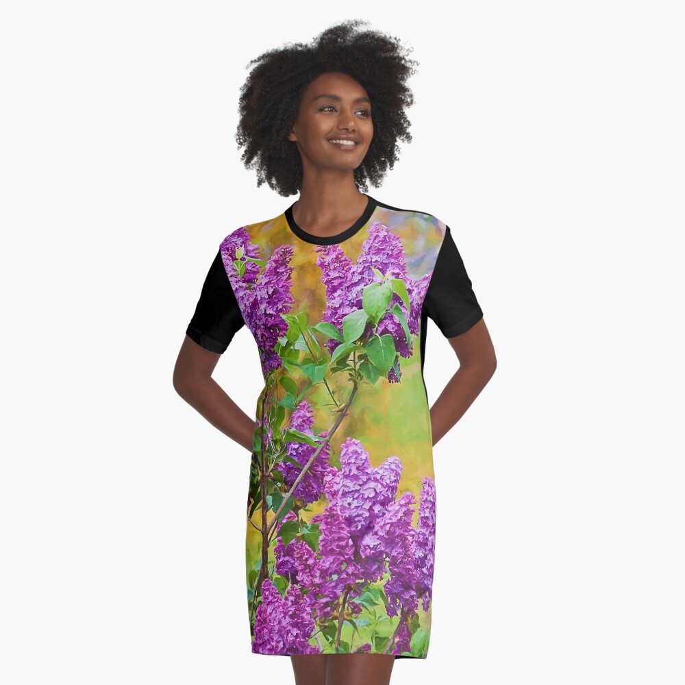 Item preview, Graphic T-Shirt Dress designed and sold by travelways.