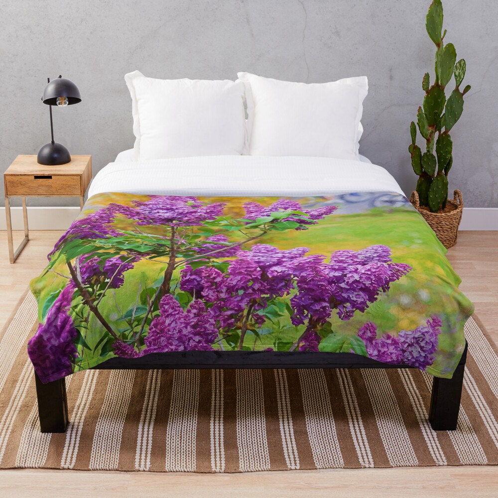Spring is in the air Throw Blanket