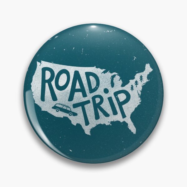Item preview, Road Trip USA - blue designed and sold by cabinsupplyco.