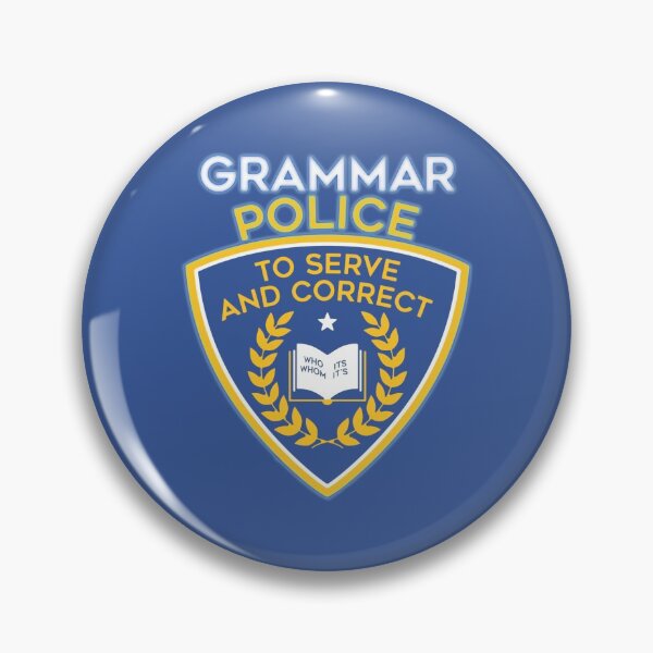 Item preview, Grammar Police ® Merch designed and sold by Halla-Merch.