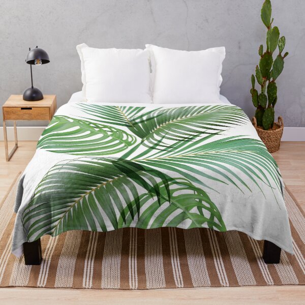 Item preview, Palm Leaves Tropical Botanical Fern Monstera Exotic Boho Collage designed and sold by Inogitna Designs.
