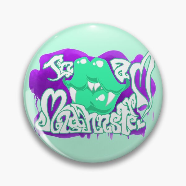 Item preview, Soy un Mwahnster Mint on Purple designed and sold by Broeckchen.