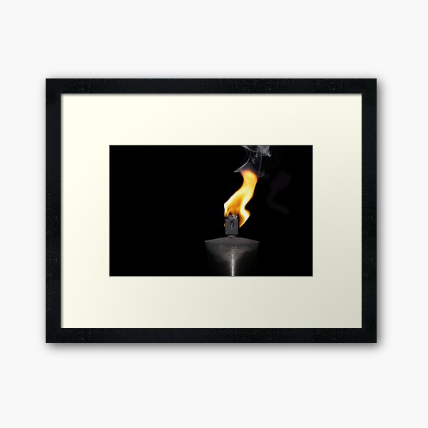 Fire Framed Art Print
