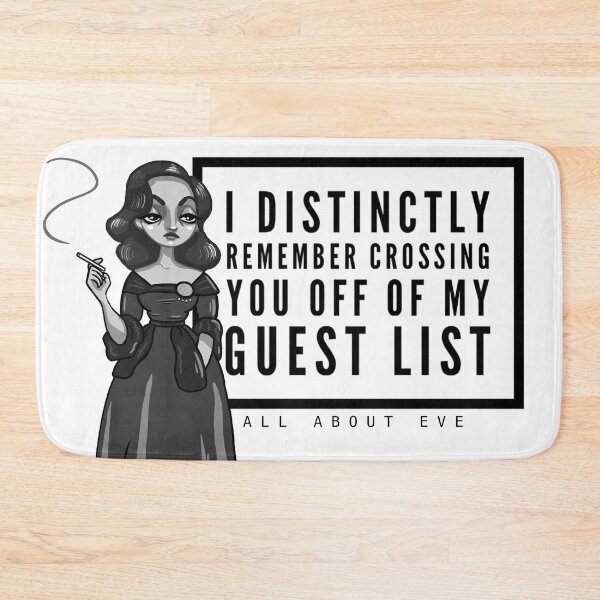 Item preview, All About Eve - Guest List designed and sold by HARETONart.