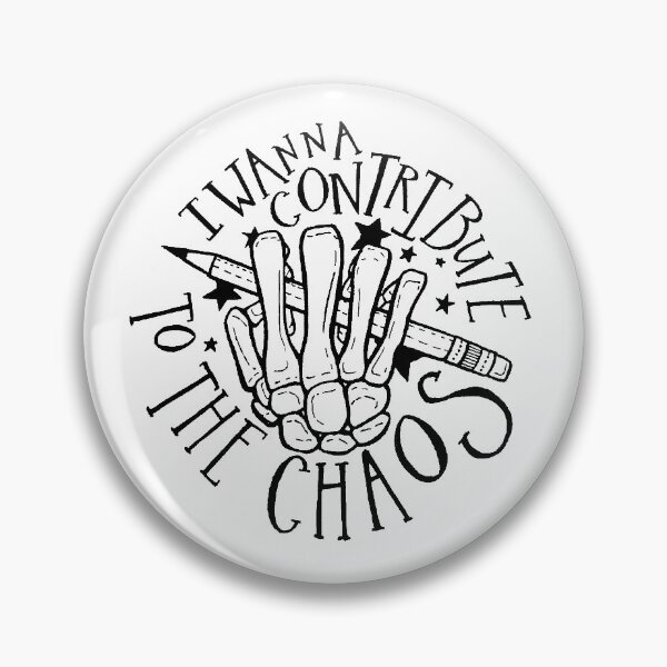 Item preview, i wanna contribute to the chaos designed and sold by lex huff art.