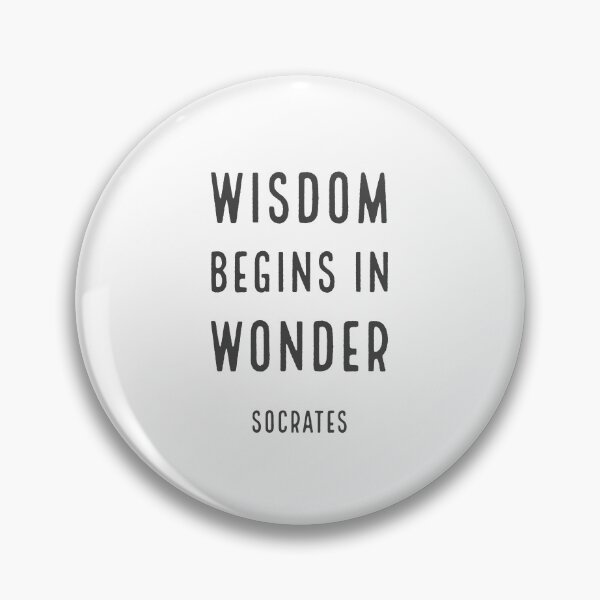 Item preview, Wisdom begins in wonder - Socrates quotes designed and sold by Inspirationmotivation.