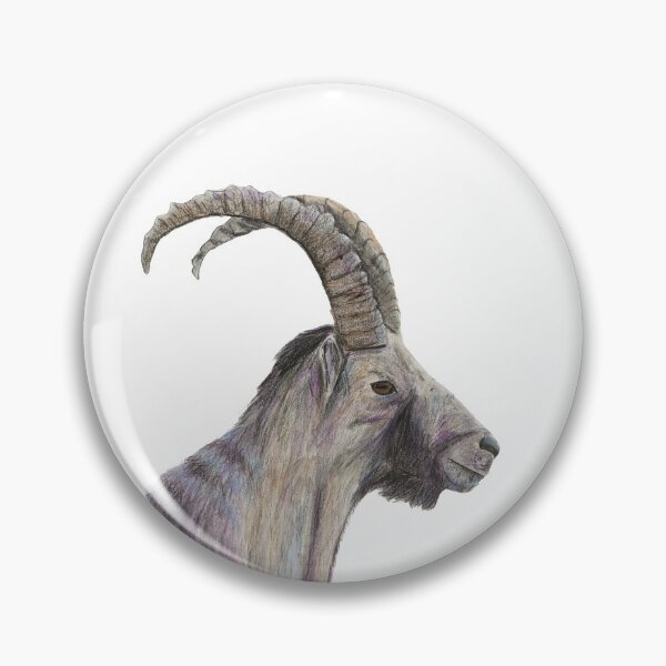 Item preview, Ibex drawing designed and sold by the-al-foil.