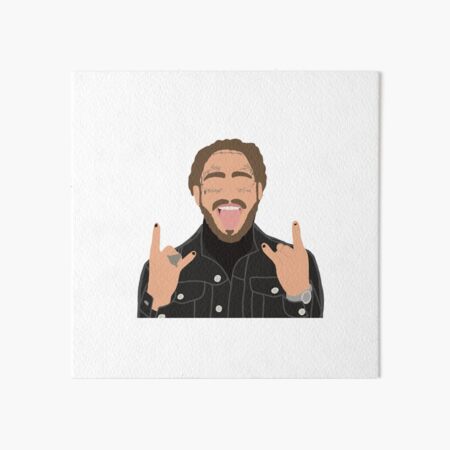 Post malone Art Board Print