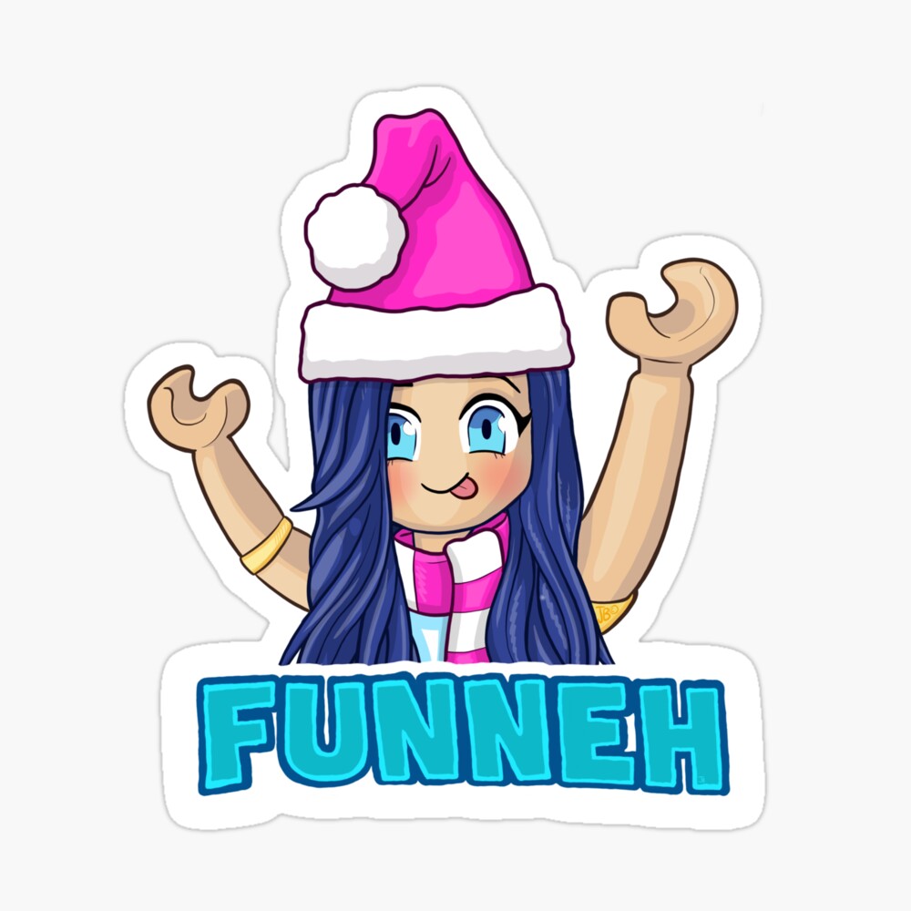 Christmas Krew Sticker By Tubers Redbubble - funneh roblox family christmas