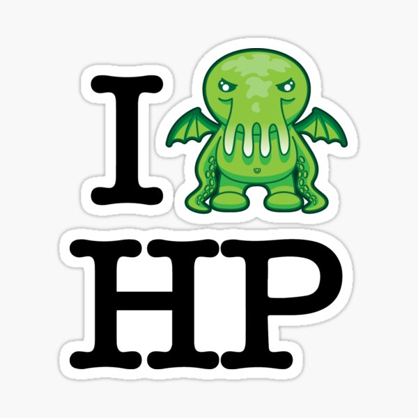 Lovecraft CTHULHU Chibi Autocollant Mignon, Cadeau Pour Lui, Cadeau Geek,  Créature Fantastique, Autocollant Halloween 