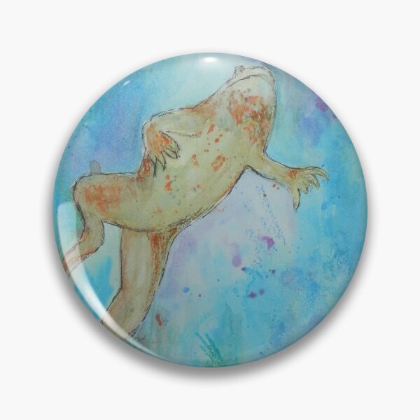 Item preview, A Frog He Would A Swimming Go designed and sold by carolineskinnerart.