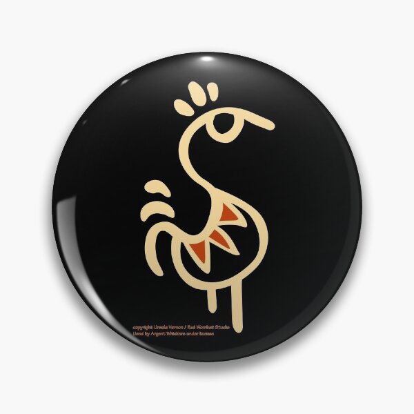 Item preview, Pale Chicken Glyph on Black designed and sold by Argent Whiskers.