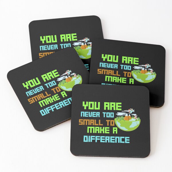 Item preview, Never Small Planet Earth Greta Change SOS Help Climate Strike Nature Future Natural Environment Cute Funny Gift Idea designed and sold by EpsilonEridani.