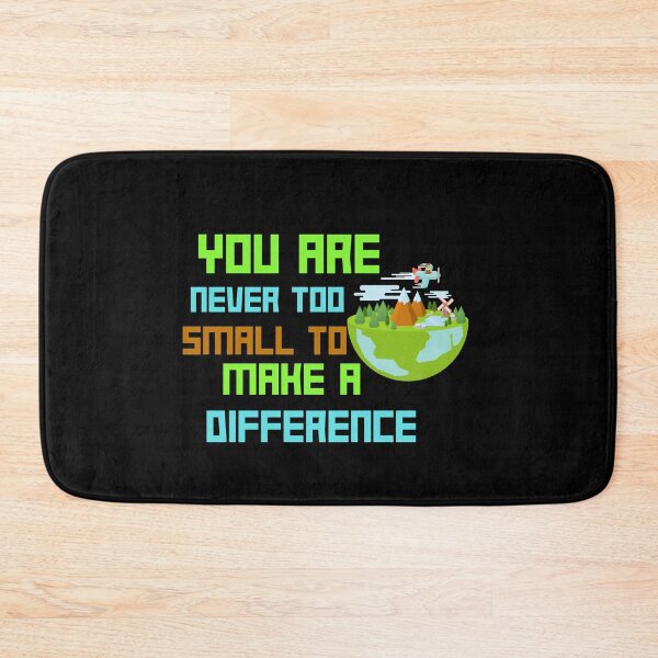 Item preview, Never Small Planet Earth Greta Change SOS Help Climate Strike Nature Future Natural Environment Cute Funny Gift Idea designed and sold by EpsilonEridani.
