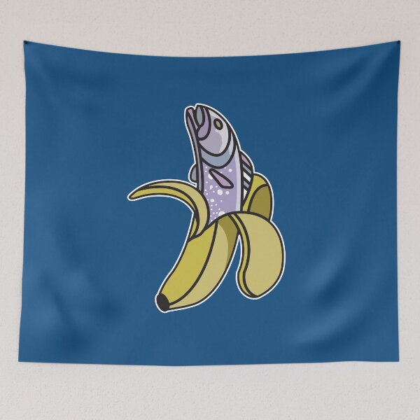 Item preview, Banana Fish Dark background designed and sold by porter-mckeenn.