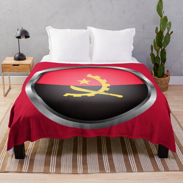 Item preview, Marco de metal de bandera de Angola designed and sold by mattpanta.