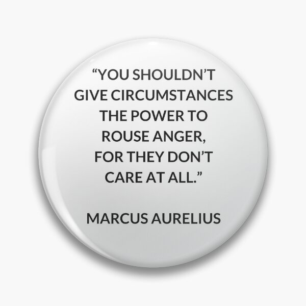 Item preview, MARCUS AURELIUS on Anger - Stoic Philosophy Quote designed and sold by Inspirationmotivation.