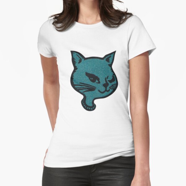 White Glitter Power Cat Replica Jersey Tee