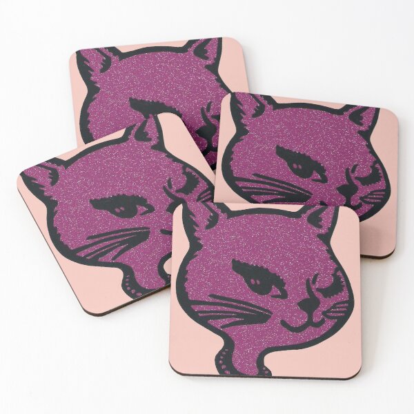 Item preview, Winking Cat Pink designed and sold by MohrCreations.