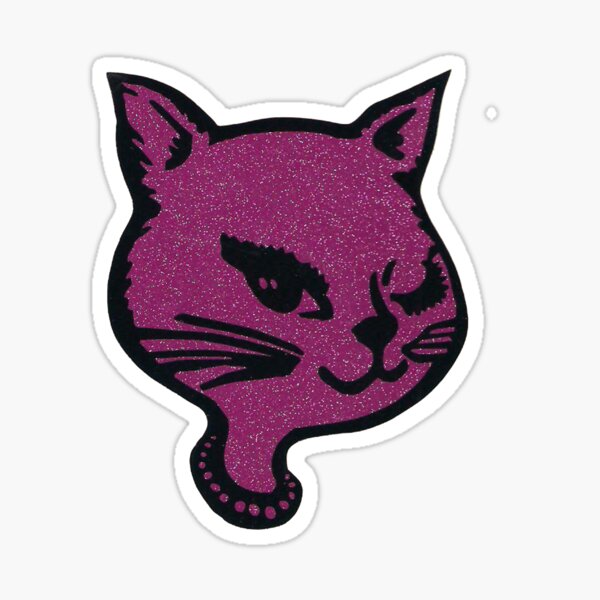 Cats and Kittens Russian Glitter Sticker Sheet 4x6'' 10x15cm 