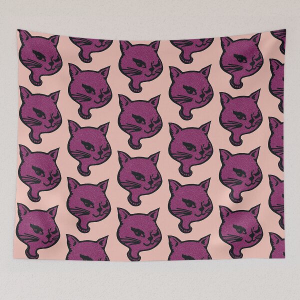 Item preview, Winking Cat Pink designed and sold by MohrCreations.