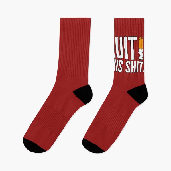 Item preview, Quit This Shit - Anti Smoking designed and sold by RAWWR.