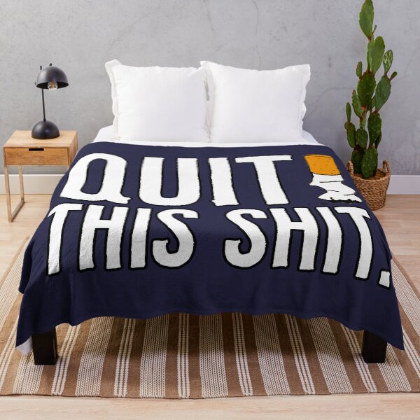 Item preview, Quit This Shit - Anti Smoking designed and sold by RAWWR.