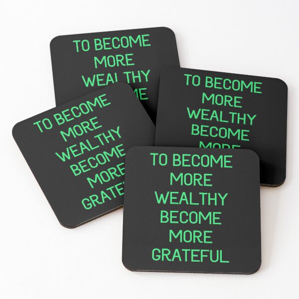 Item preview, To become more wealthy, become more grateful designed and sold by Pennylanemerch.
