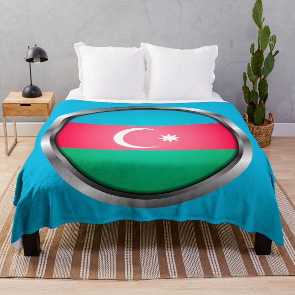 Item preview, Marco de metal de bandera de Azerbaiyán designed and sold by mattpanta.