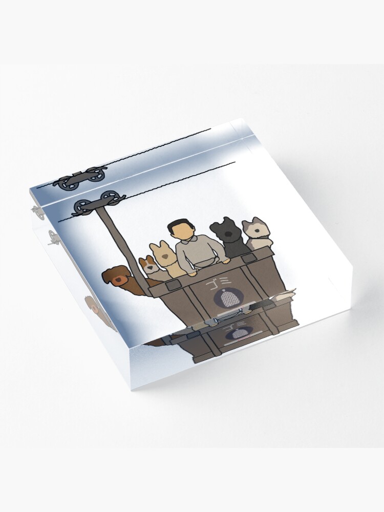 Alternate view of Isle of Dogs Acrylic Block