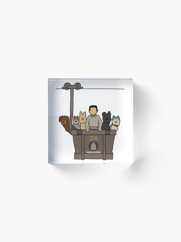 Alternate view of Isle of Dogs Acrylic Block