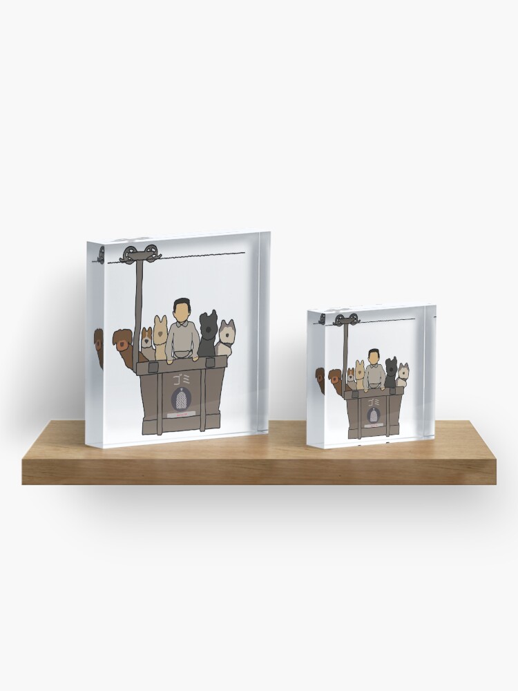 Alternate view of Isle of Dogs Acrylic Block