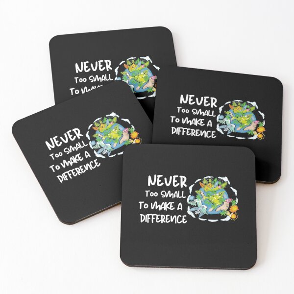Item preview, Never Too Small Motivational Shirt Planet Earth Gift Greta Climate Change Shirt SOS Help Climate Strike Shirt Nature Future Natural Environment Cute Funny Inspirational Gift Idea designed and sold by EpsilonEridani.