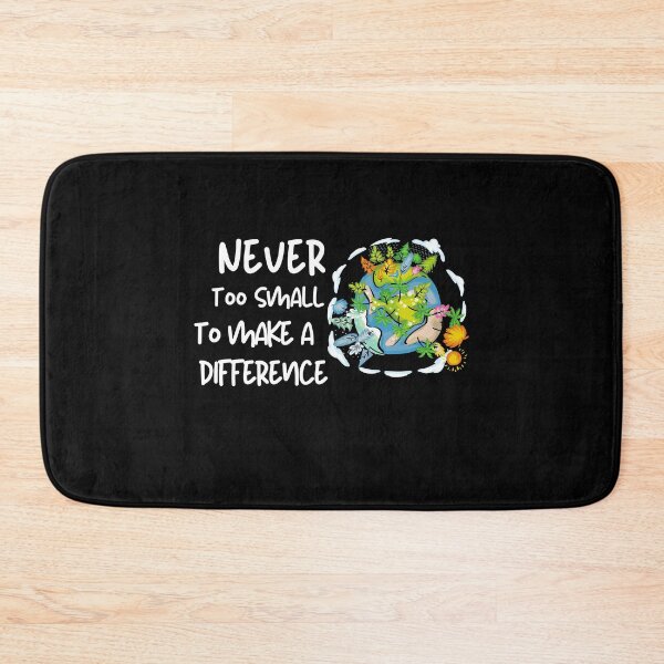 Item preview, Never Too Small Motivational Shirt Planet Earth Gift Greta Climate Change Shirt SOS Help Climate Strike Shirt Nature Future Natural Environment Cute Funny Inspirational Gift Idea designed and sold by EpsilonEridani.