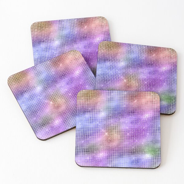 Item preview, Faux Disco Mirror Squares Colorful Rainbow Pattern designed and sold by 4Craig.