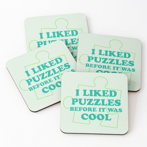 Item preview, I Liked Puzzles Before It Was Cool designed and sold by prettyletters.