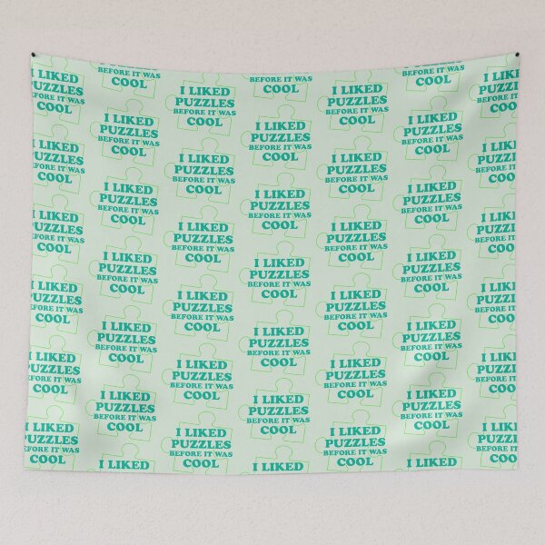 Item preview, I Liked Puzzles Before It Was Cool designed and sold by prettyletters.