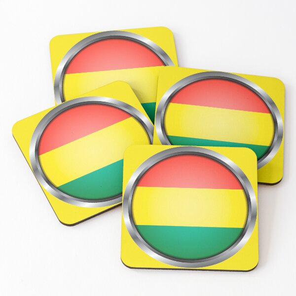 Item preview, Bolivia Flag Metal Frame designed and sold by mattpanta.