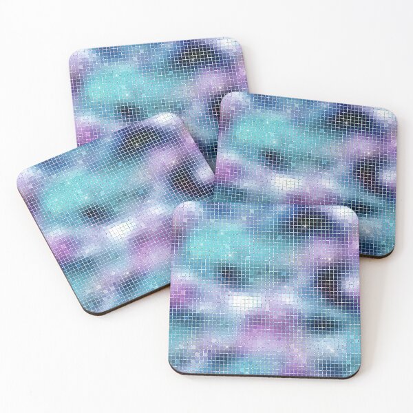 Item preview, Faux Disco Mirror Squares Outer Space Nebula Pattern designed and sold by 4Craig.