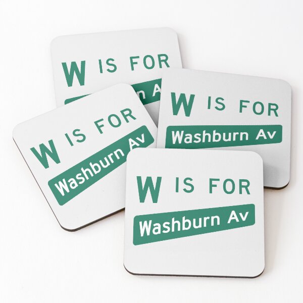 Item preview, W is for Washburn — Minneapolis Street Sign designed and sold by sirkleck.