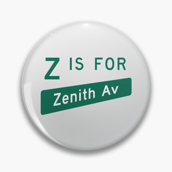 Item preview, Z is for Zenith — Minneapolis Street Sign designed and sold by sirkleck.