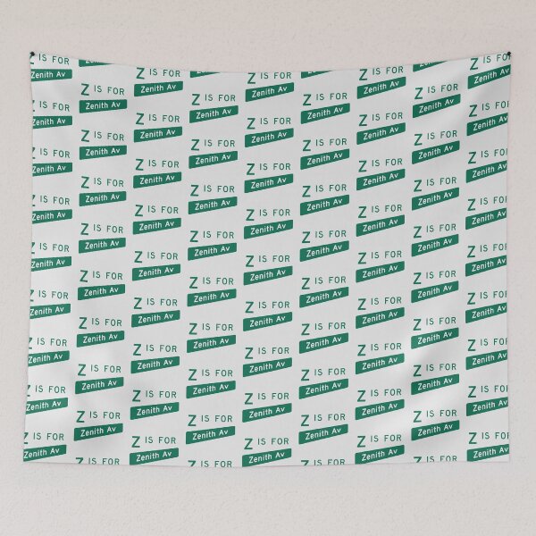Item preview, Z is for Zenith — Minneapolis Street Sign designed and sold by sirkleck.