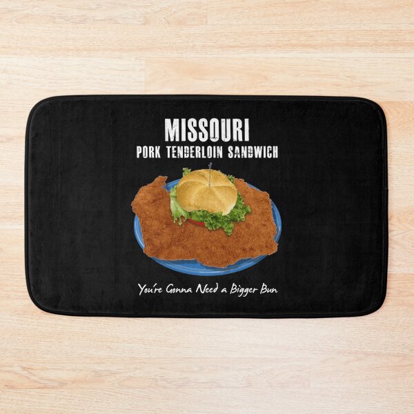 Item preview, Pork Loin Sandwich Deep Fried Cutlet Hamburger Bun Midwest designed and sold by twHistory.