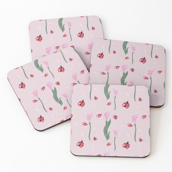 Item preview, lilies and ladybugs designed and sold by AlexisEibel-Art.