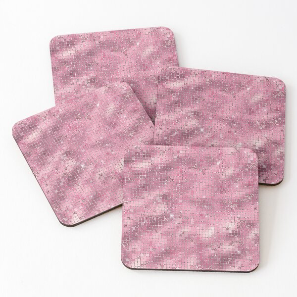 Item preview, Faux Disco Mirror Squares Pink Pattern designed and sold by 4Craig.