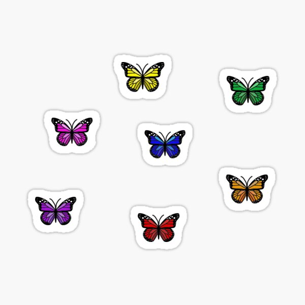Small Butterflies Decals