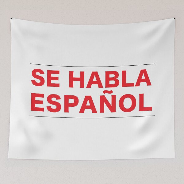 Item preview, SE HABLA ESPANOL - Awesome Latinx Design designed and sold by estudio3e.