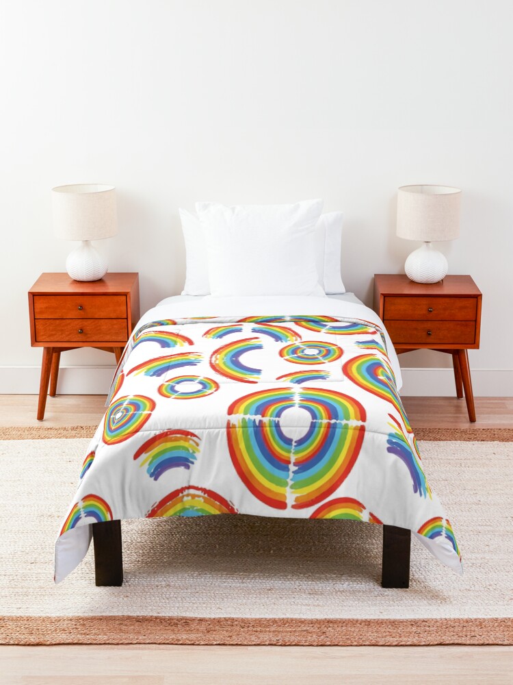 Alternate view of Rainbow Trail Comforter